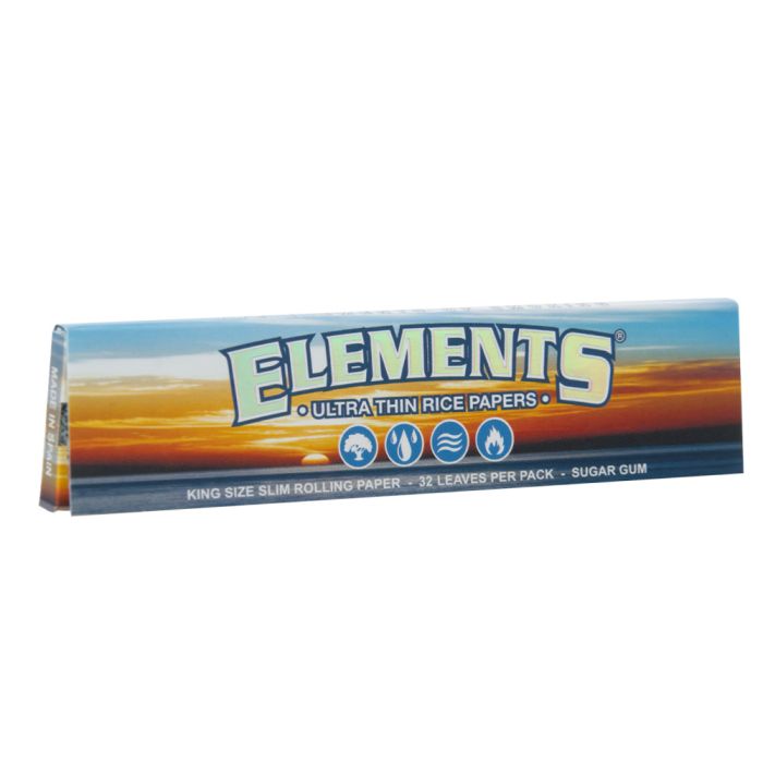 Elements King Size Ultra-Thin Rice Rolling Papers
