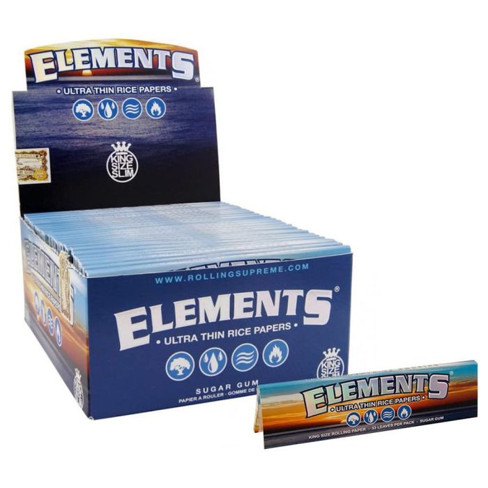 Elements King Size Ultra-Thin Rice Rolling Papers
